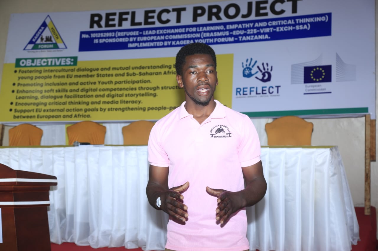 Youth presentation under the Reflect Project